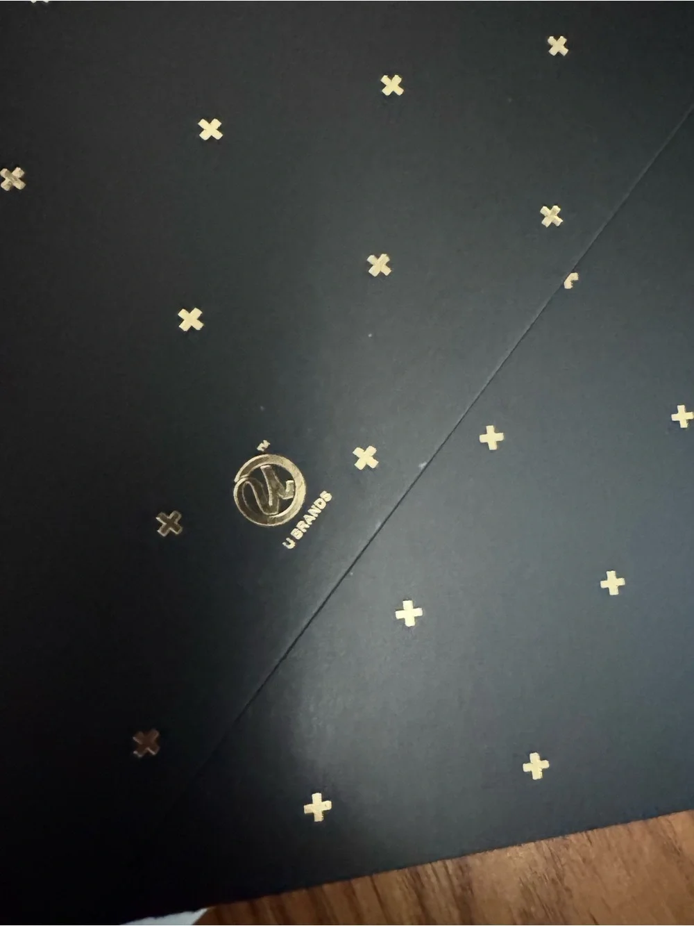 NEW Gold & Black Patterned File Folder Set - Home Office
